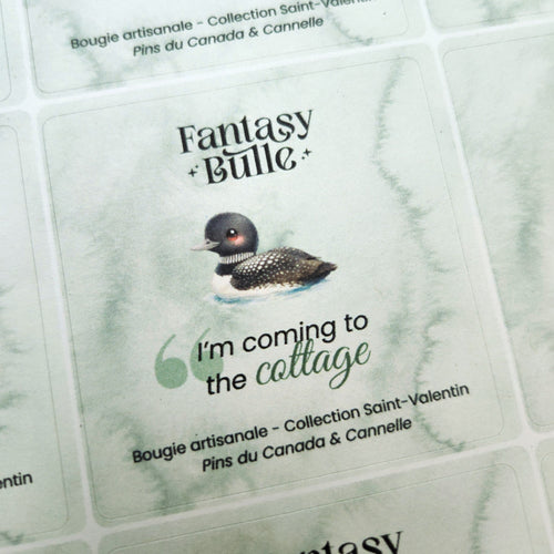 Bougie parfumée - "I'm coming to the cottage"
